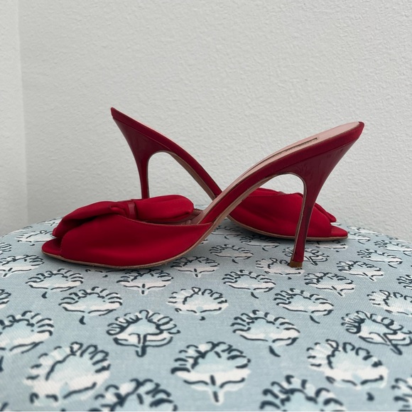Red Bow Agent Provocateur Heels Perfect for the Holidays - Picture 6 of 14